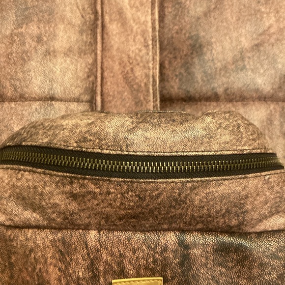 Rare only one on internet-Men’s Puffer Brown Leather Vest with hood Al Safwan - Picture 6 of 10